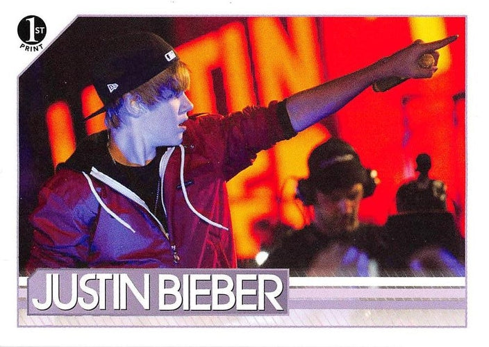 #27 Justin was a huge hit at the 21st Annual MuchM - 2010 Panini Justin Bieber