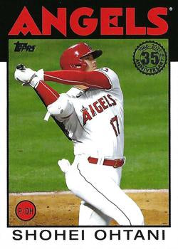 #86B-27 Shohei Ohtani - Los Angeles Angels - 2021 Topps Update - 1986 Topps Baseball 35th Anniversary Baseball