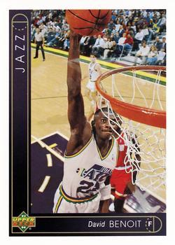 #27 David Benoit - Utah Jazz - 1993-94 Upper Deck Basketball
