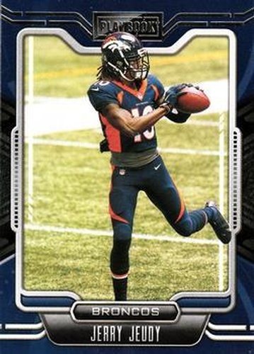 #27 Jerry Jeudy - Denver Broncos - 2021 Panini Playbook Football