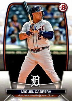 #27 Miguel Cabrera - Detroit Tigers - 2023 Bowman Baseball