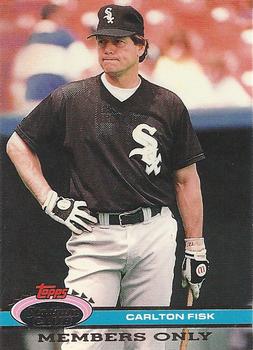 #NNO Carlton Fisk - Chicago White Sox - 1991 Stadium Club Members Only