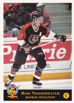 #27 Rob Niedermayer - Medicine Hat Tigers - 1994 Classic Pro Hockey Prospects Hockey