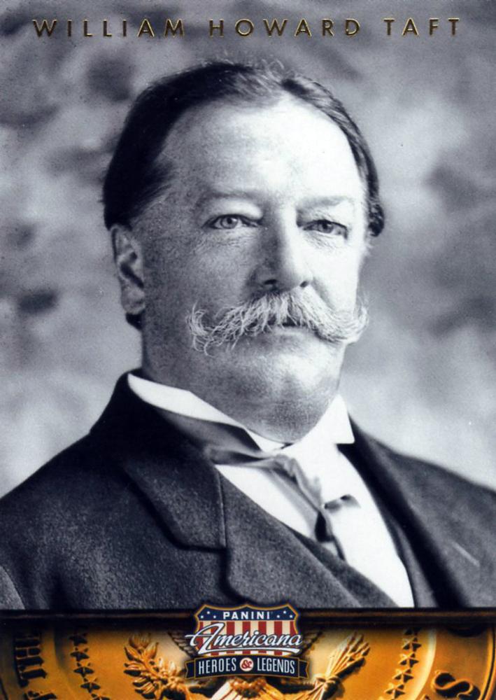 #27 William Howard Taft - 2012 Panini Americana Heroes & Legends