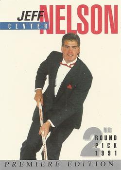 #27 Jeff Nelson - 1991 Arena Draft Picks French Hockey