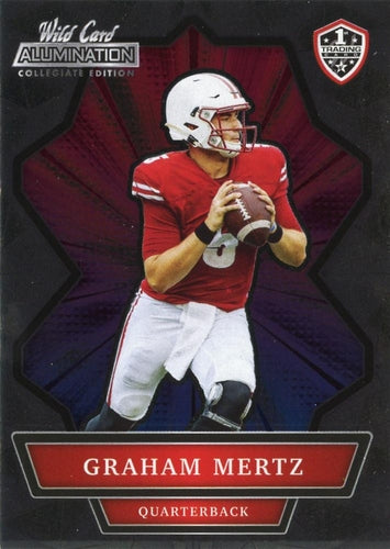 #ANBC-27 Graham Mertz - Wisconsin Badgers - 2021 Wild Card Alumination NIL Football