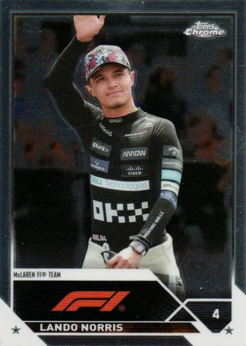 #27 Lando Norris - McLaren F1 Team - 2023 Topps Chrome Formula 1 Racing