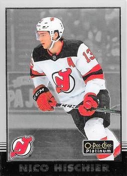 #R-27 Nico Hischier - New Jersey Devils - 2020-21 O-Pee-Chee Platinum - Retro Hockey