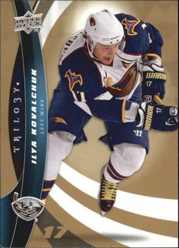 #27 Ilya Kovalchuk - Atlanta Thrashers - 2009-10 Upper Deck Trilogy Hockey