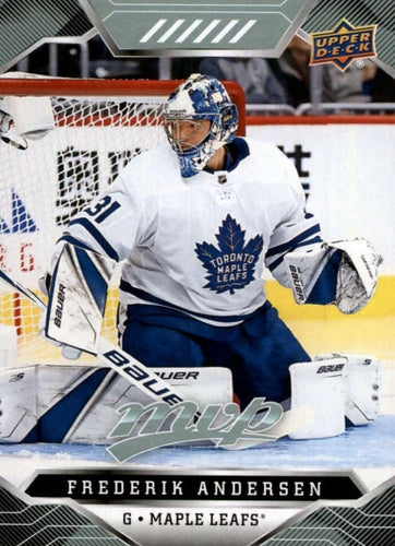 #27 Frederik Andersen - Toronto Maple Leafs - 2019-20 Upper Deck MVP Hockey