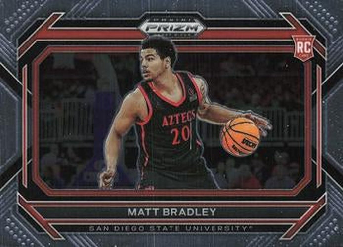 #27b Matt Bradley - San Diego State Aztecs - 2023 Panini Prizm Draft Picks Basketball