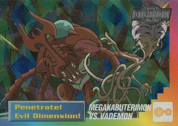 #27of32 MegaKabuterimon vs. Vademon - 2000 Upper Deck Digimon Series 2 - Silver Foil