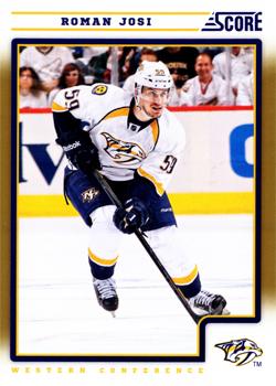 #280 Roman Josi - Nashville Predators - 2012-13 Score - Gold Rush Hockey