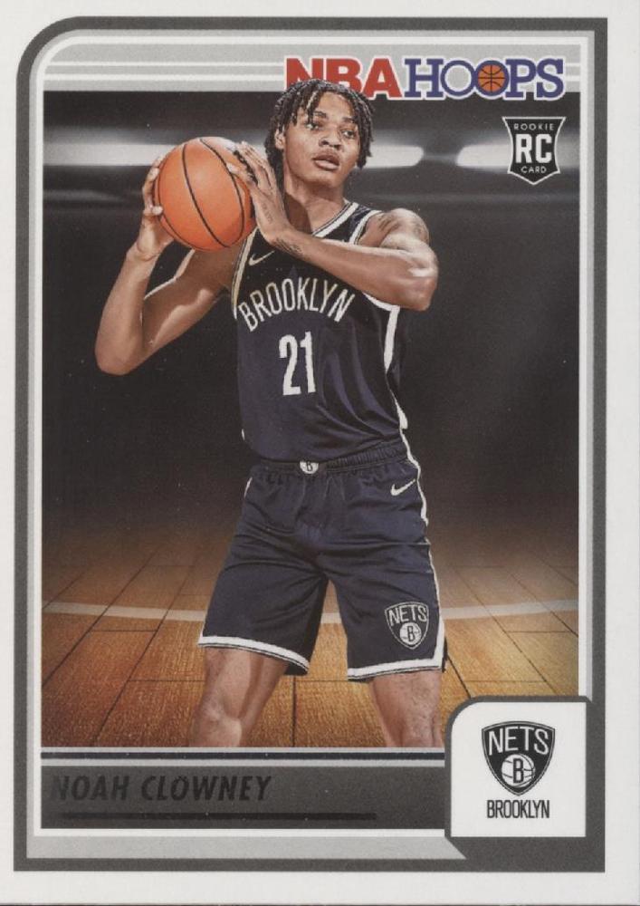 #280 Noah Clowney - Brooklyn Nets - 2023-24 Hoops Basketball
