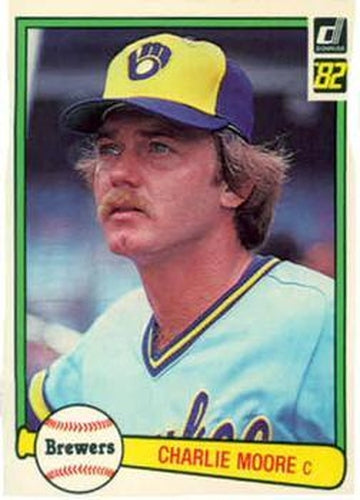#280 Charlie Moore - Milwaukee Brewers - 1982 Donruss Baseball