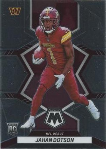 #280 Jahan Dotson - Washington Commanders - 2022 Panini Mosaic Football