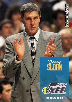 #280 Jerry Sloan - Utah Jazz - 1992-93 SkyBox Basketball