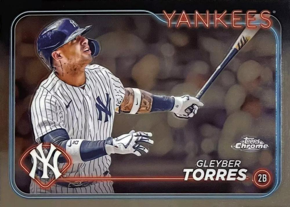 #280 Gleyber Torres - New York Yankees - 2024 Topps Chrome Baseball