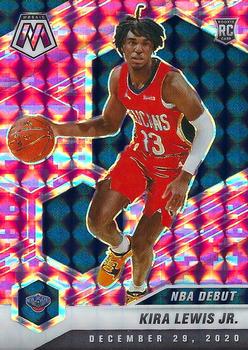 #280 Kira Lewis Jr. - New Orleans Pelicans - 2020-21 Panini Mosaic - Mosaic Camo Pink Basketball