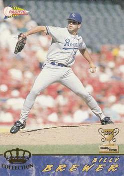 #280 Billy Brewer - Kansas City Royals - 1994 Pacific Baseball