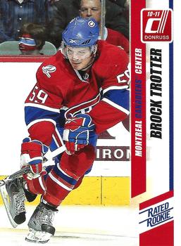 #280b Brock Trotter - Montreal Canadiens - 2010-11 Donruss Hockey
