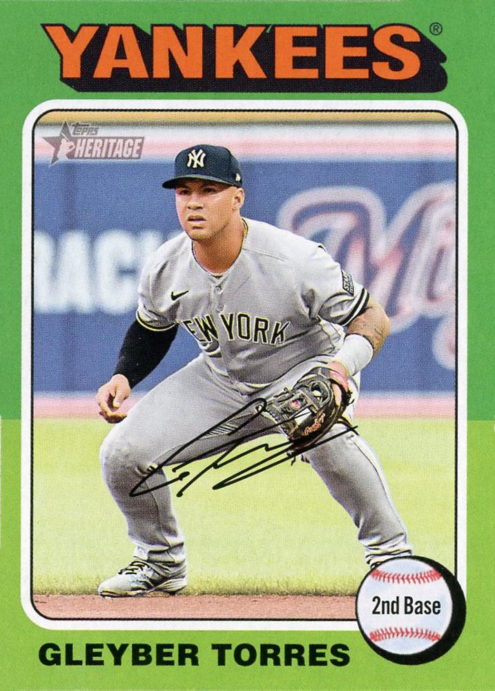 #281 Gleyber Torres - New York Yankees - 2024 Topps Heritage Baseball