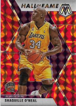 #281 Shaquille O'Neal - Los Angeles Lakers - 2019-20 Panini Mosaic - Reactive Orange Basketball