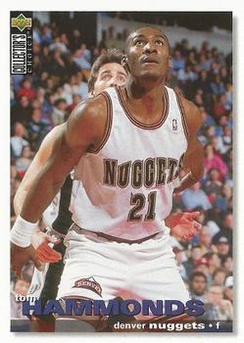 #281 Tom Hammonds - Denver Nuggets - 1995-96 Collector's Choice Basketball