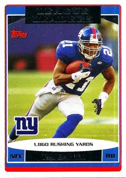 #282 Tiki Barber - New York Giants - 2006 Topps Football
