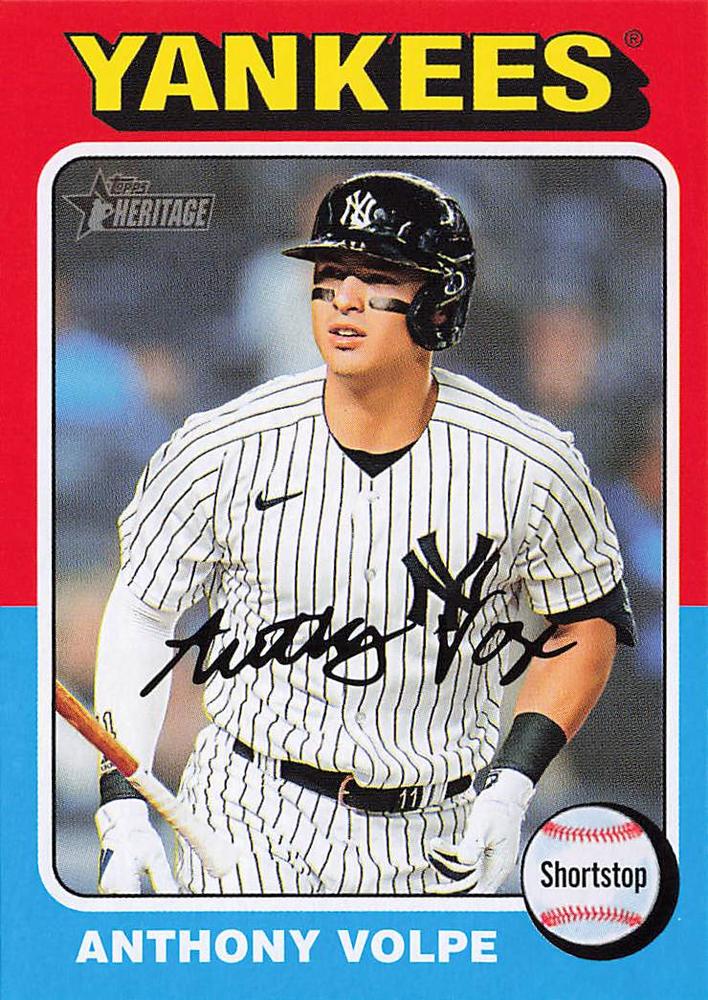 #282 Anthony Volpe - New York Yankees - 2024 Topps Heritage Baseball