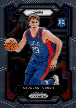#283 Azuolas Tubelis - Philadelphia 76ers - 2023-24 Panini Prizm Basketball