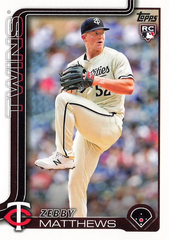 #283 Zebby Matthews - Minnesota Twins - 2025 Topps Baseball
