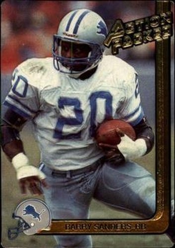 #283 Barry Sanders - Detroit Lions - 1991 Action Packed Football
