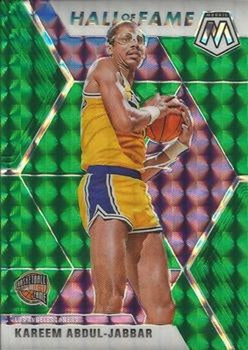 #283 Kareem Abdul-Jabbar - Los Angeles Lakers - 2019-20 Panini Mosaic - Green Prizm Basketball