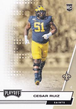 #284 Cesar Ruiz - New Orleans Saints - 2020 Panini Playoff Football