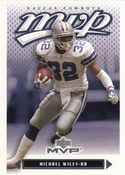 #284 Michael Wiley - Dallas Cowboys - 2003 Upper Deck MVP Football