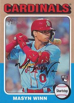 #284 Masyn Winn - St. Louis Cardinals - 2024 Topps Heritage Baseball