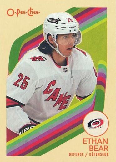 #284 Ethan Bear - Carolina Hurricanes - 2023-24 O-Pee-Chee - Retro Hockey
