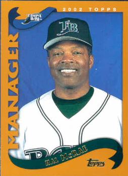 #284 Hal McRae - Tampa Bay Devil Rays - 2002 Topps Baseball