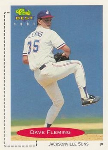 #284 Dave Fleming - Jacksonville Suns - 1991 Classic Best Baseball