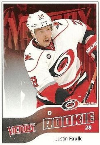 #284 Justin Faulk - Carolina Hurricanes - 2011-12 Upper Deck Victory Update Hockey
