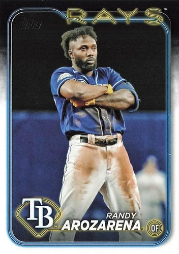 #284 Randy Arozarena - Tampa Bay Rays - 2024 Topps Baseball