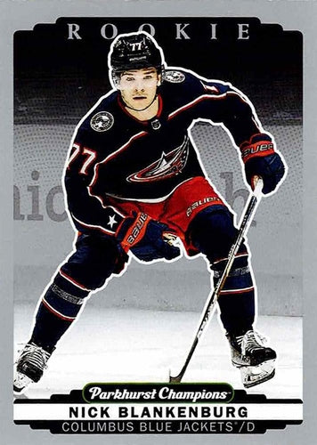 #284 Nick Blankenburg - Columbus Blue Jackets - 2022-23 Parkhurst Champions - Silver Hockey