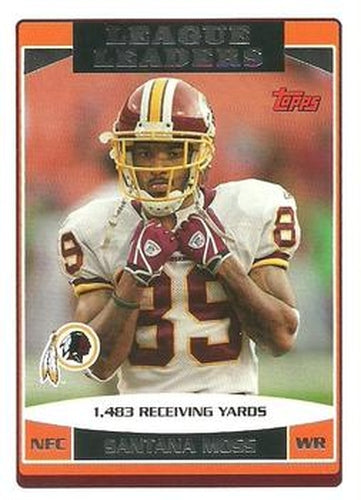 #284 Santana Moss - Washington Redskins - 2006 Topps Football