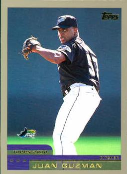 #284 Juan Guzman - Tampa Bay Devil Rays - 2000 Topps Baseball