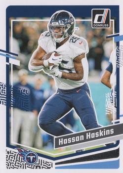 #285 Hassan Haskins - Tennessee Titans - 2023 Donruss Football