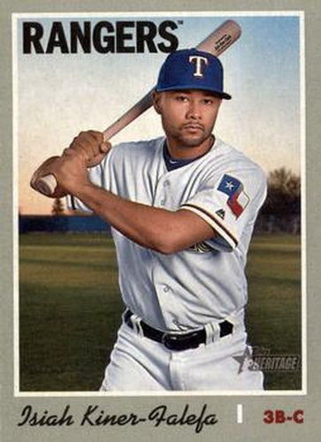 #285 Isiah Kiner-Falefa - Texas Rangers - 2019 Topps Heritage Baseball