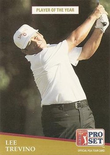 #285 Lee Trevino - 1991 Pro Set PGA Tour Golf