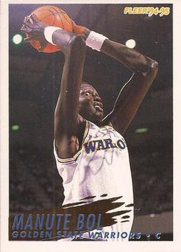 #285 Manute Bol - Golden State Warriors - 1994-95 Fleer Basketball