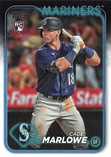 #286 Cade Marlowe - Seattle Mariners - 2024 Topps Baseball